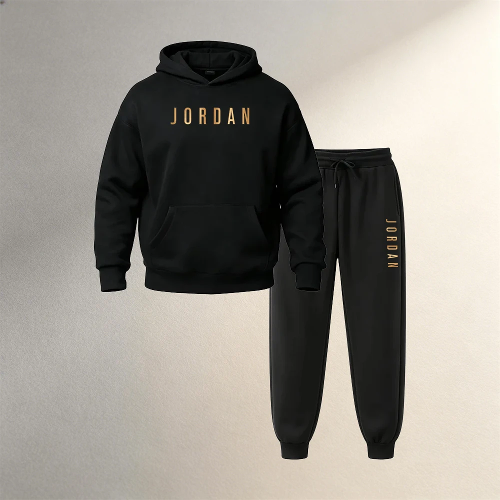 Winter Clothing Hoodie - Men's Clothing 2 Piece Pullover Hoodies