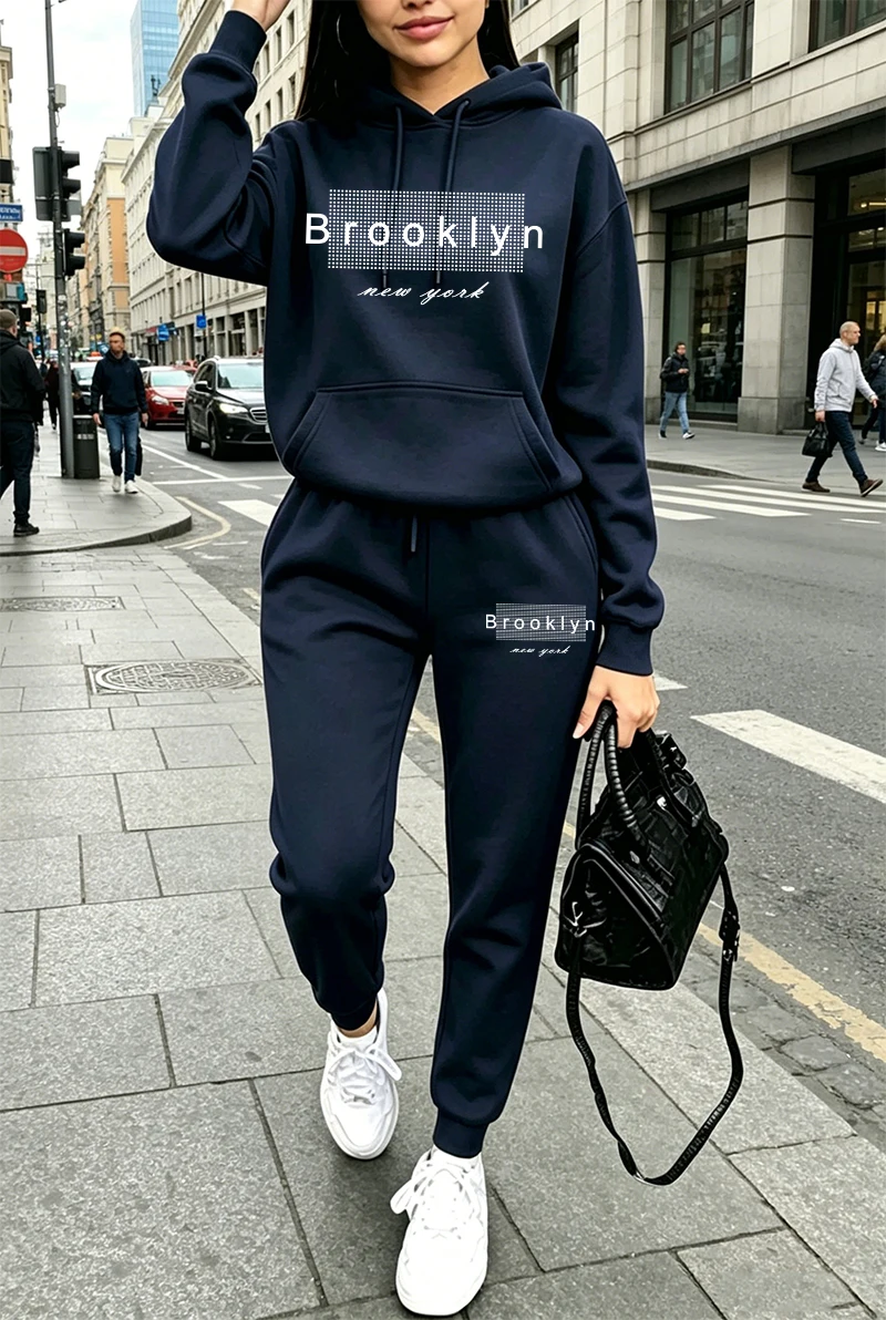 Winter Clothing Hoodie - Womens Tracksuit Printing Casual Hoodie Sweatshirts