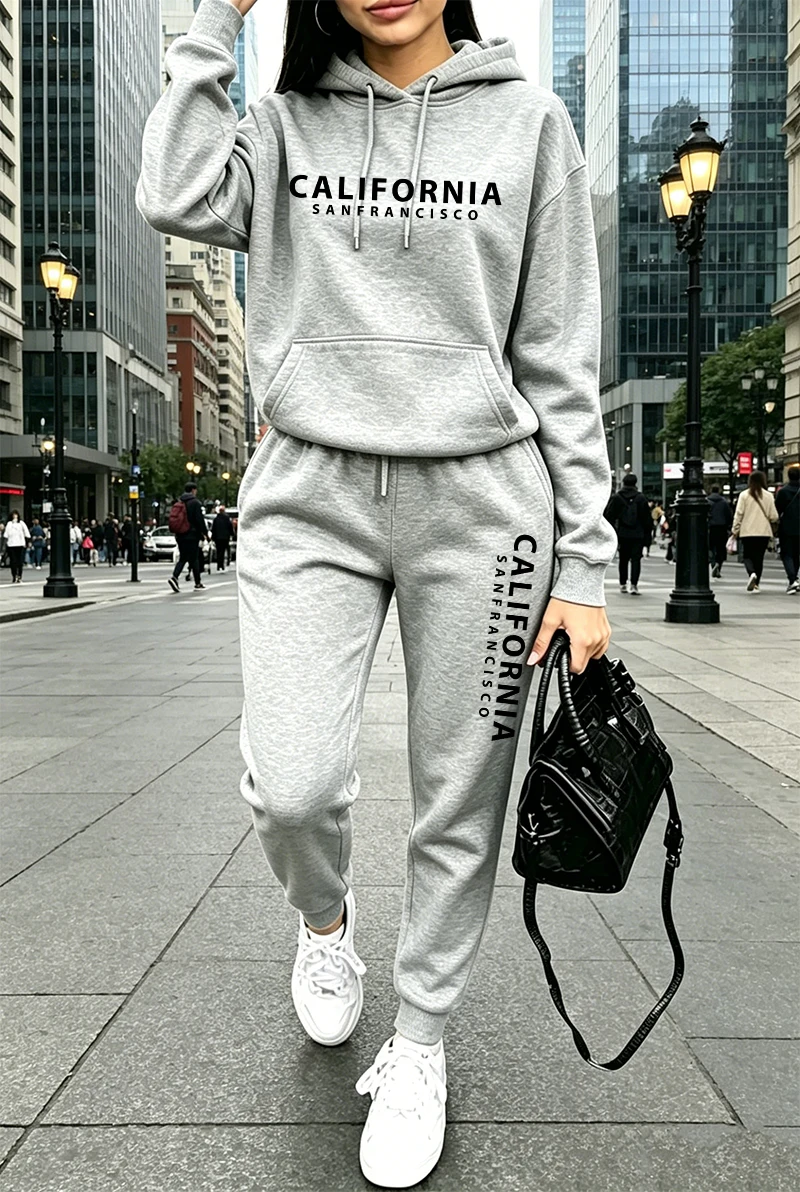 Winter Clothing Hoodie - Quality Womens Tracksuit Printing Casual Hoodie