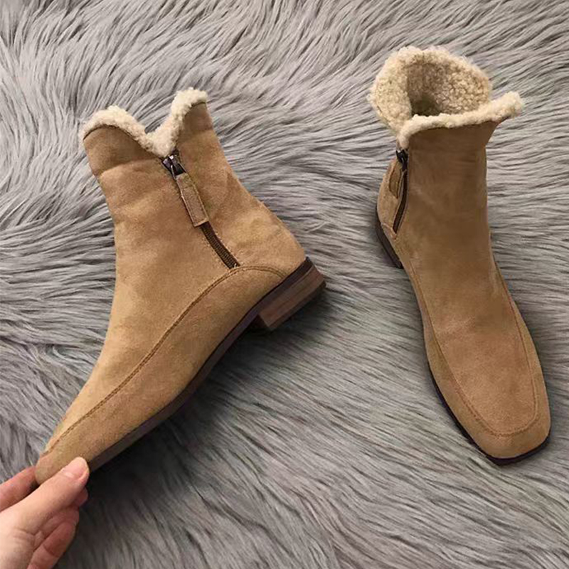 Winter Clothing Clearance Sale - 2026 New Fur Ankle Boots for
