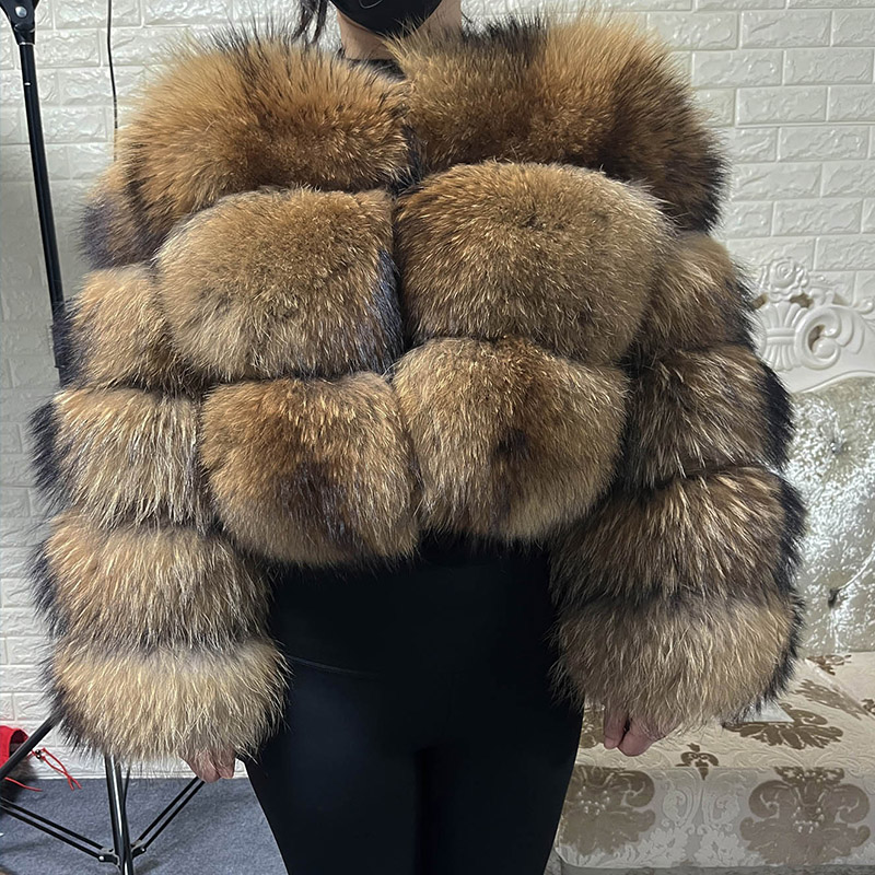 Plus Size Tops Brown Fur Maoma - огляд і ціна Winter Clothing Clearance Sale