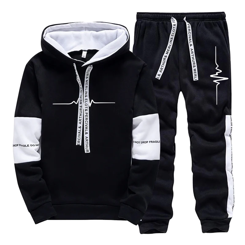 Men's Tracksuit Quality Casual - огляд і ціна Winter Clothing Hoodie