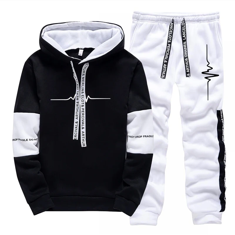 Men's Tracksuit Quality Casual - огляд і ціна Winter Clothing Hoodie
