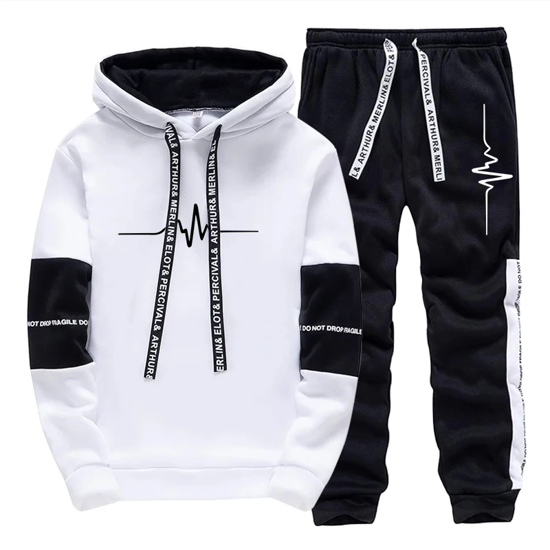 Men's Tracksuit Quality Casual - огляд і ціна Winter Clothing Hoodie