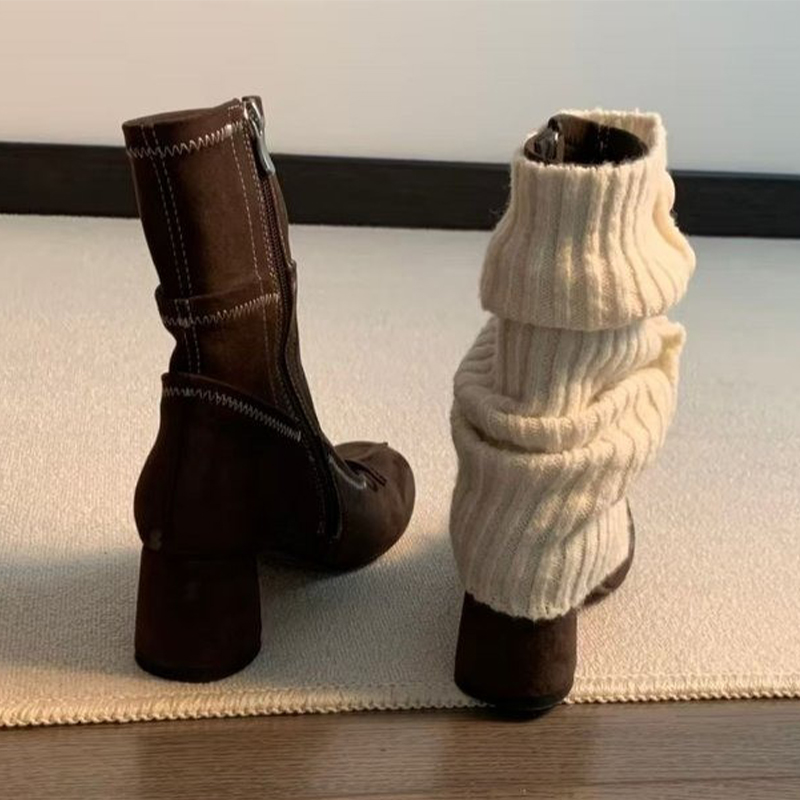 Bow High Heels Women Boots New - огляд і ціна Winter Clothing Clearance Sale