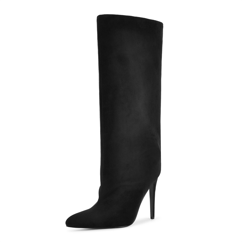 Onlymaker Black Faux Suede Kne - огляд і ціна Winter Clothing Clearance Sale