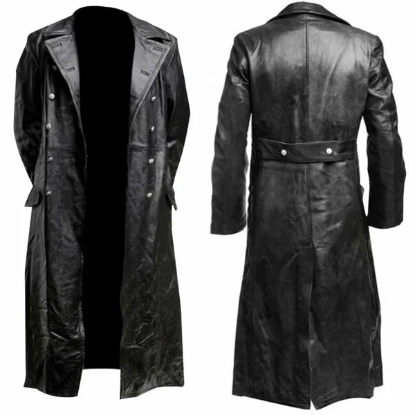 Leather Jacket Men Winter Flee - огляд і ціна Winter Clothing Clearance Sale