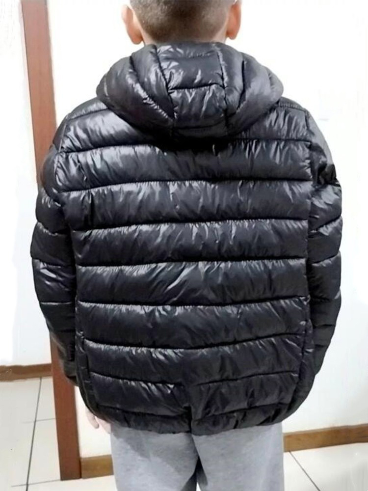 Hooded Lightweight Down Jacket - огляд і ціна Winter Clothing Kids