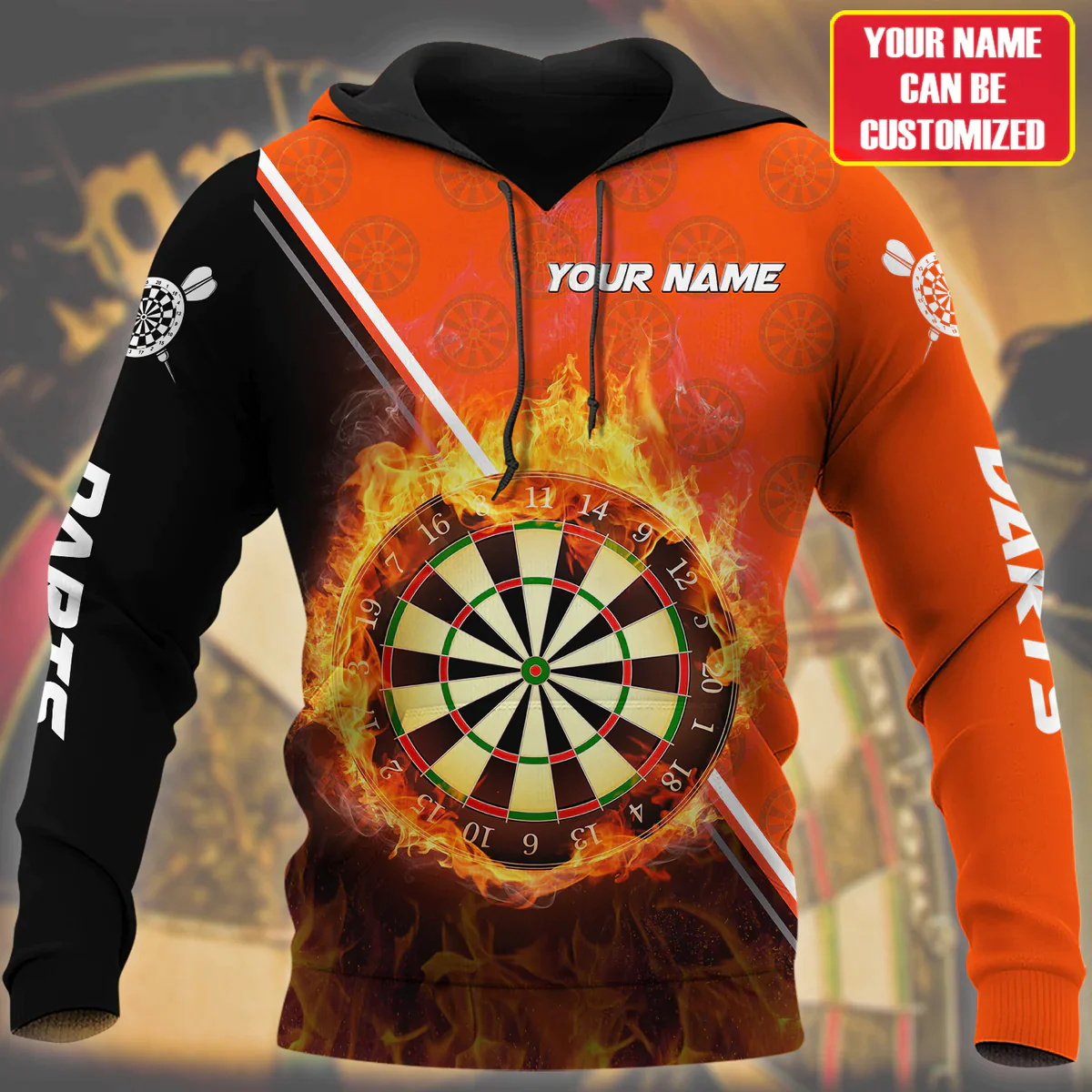 3D Disc Dart Printed Hoodies F - огляд і ціна Winter Clothing Name