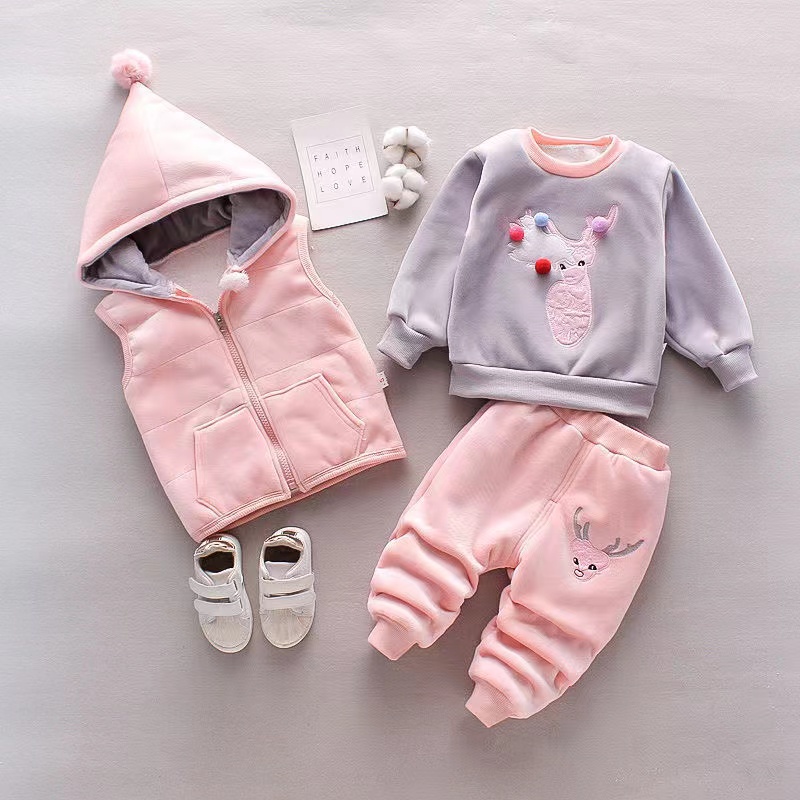 3Pcs Newborn Clothes Baby Girl - огляд і ціна Winter Clothing Newborn