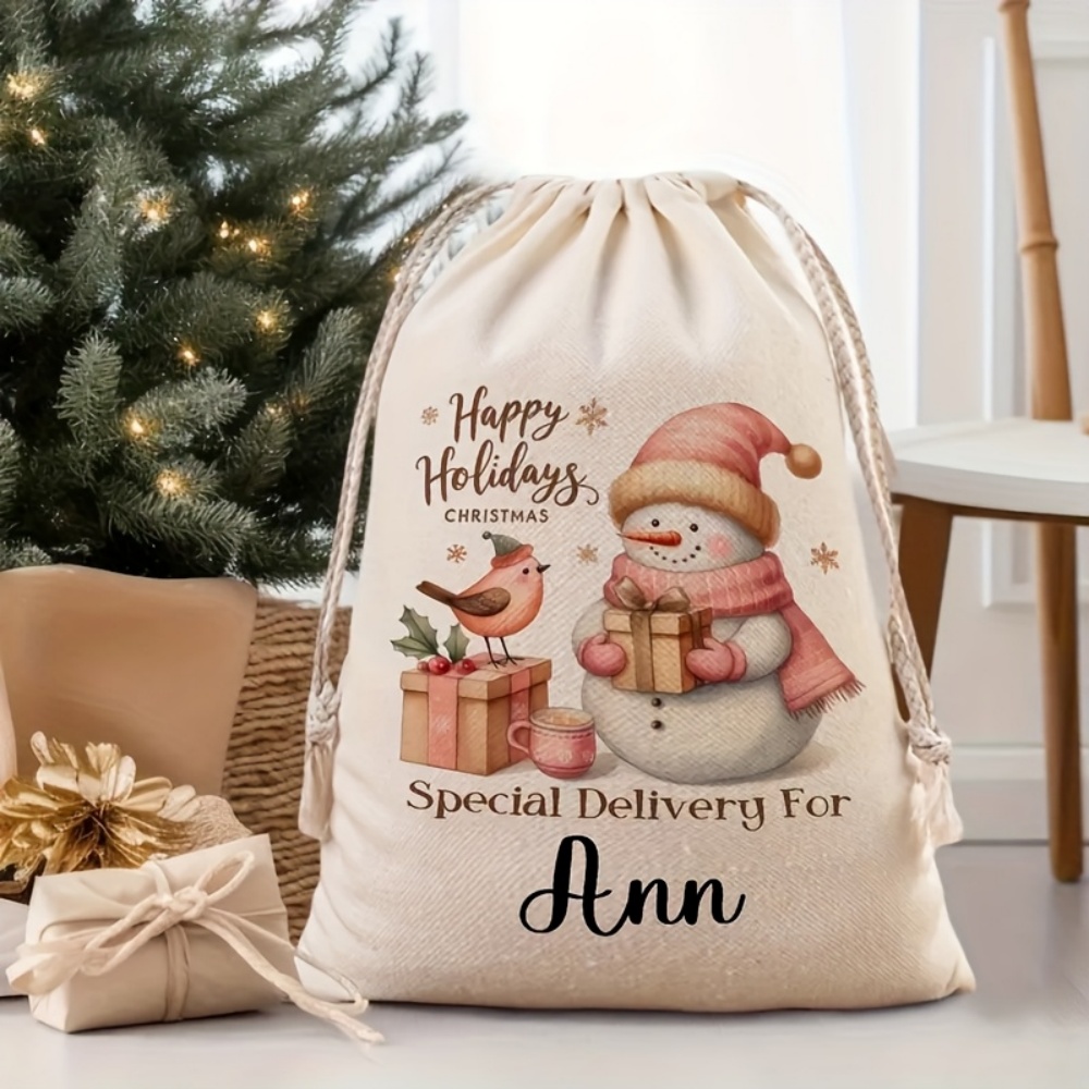 Personalised Christmas Snowman - огляд і ціна Winter Clothing Name