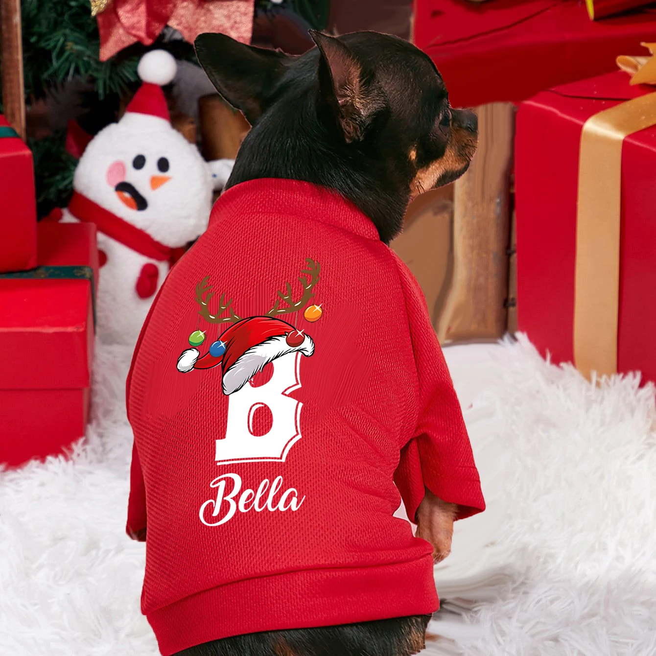 Personalised Christmas Pet Dog - огляд і ціна Winter Clothing Name