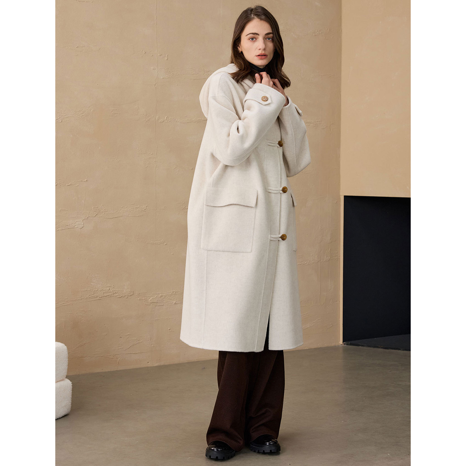 Allingentle Women's Blazer Woo - огляд і ціна Wool Blend Coat