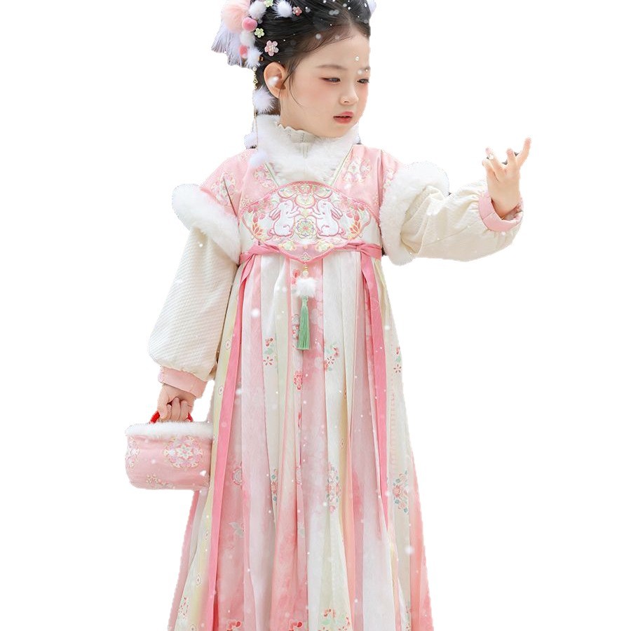 2025 Girls Fairy Hanfu Childre - огляд і ціна Winter Clothing Kids