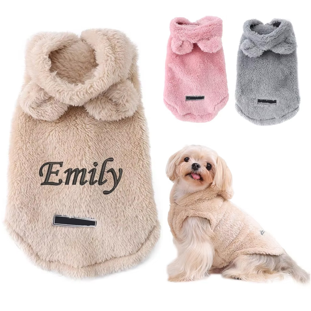 Embroidery Name Cat Dog Clothe - огляд і ціна Winter Clothing Name