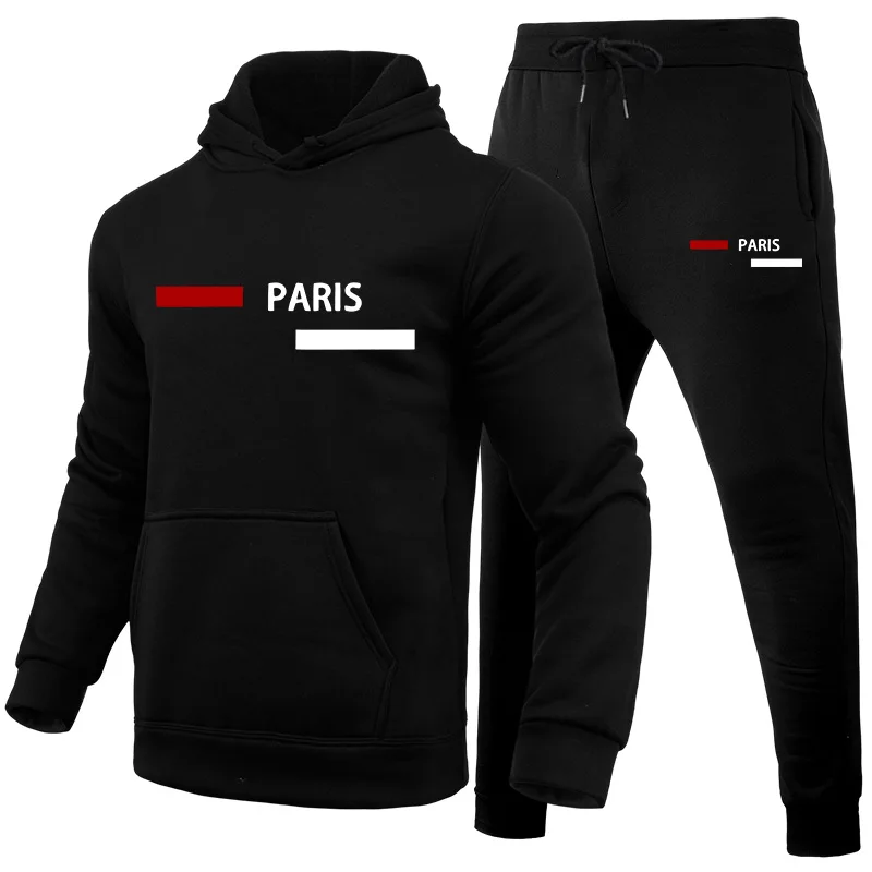 Men's Tracksuit Fashion Casual - огляд і ціна Winter Clothing Hoodie