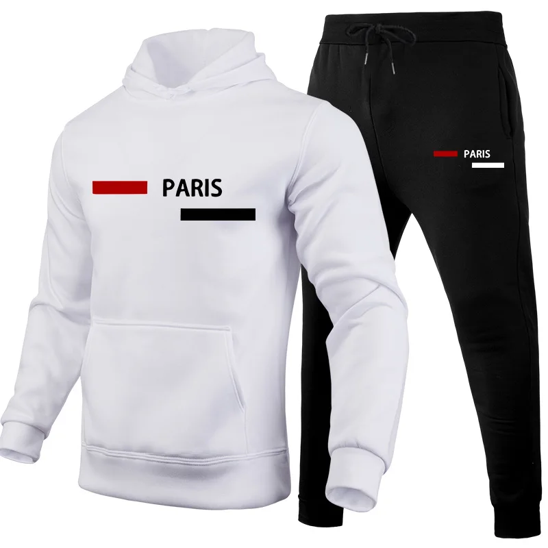 Men's Tracksuit Fashion Casual - огляд і ціна Winter Clothing Hoodie