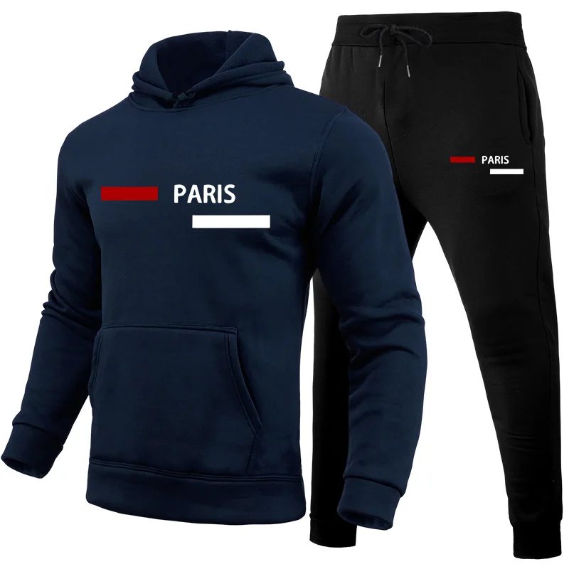 Men's Tracksuit Fashion Casual - огляд і ціна Winter Clothing Hoodie