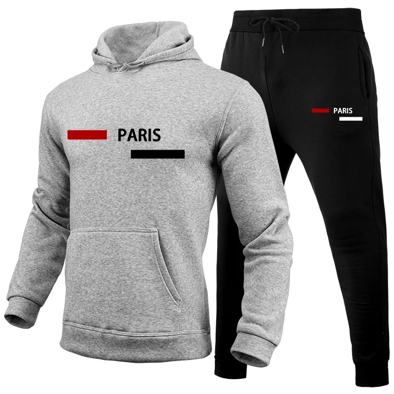 Men's Tracksuit Fashion Casual - огляд і ціна Winter Clothing Hoodie