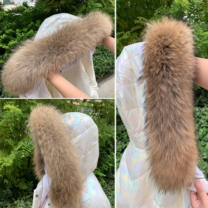 Real Fur Collar for Coat Parka - огляд і ціна Winter Clothing Clearance Sale