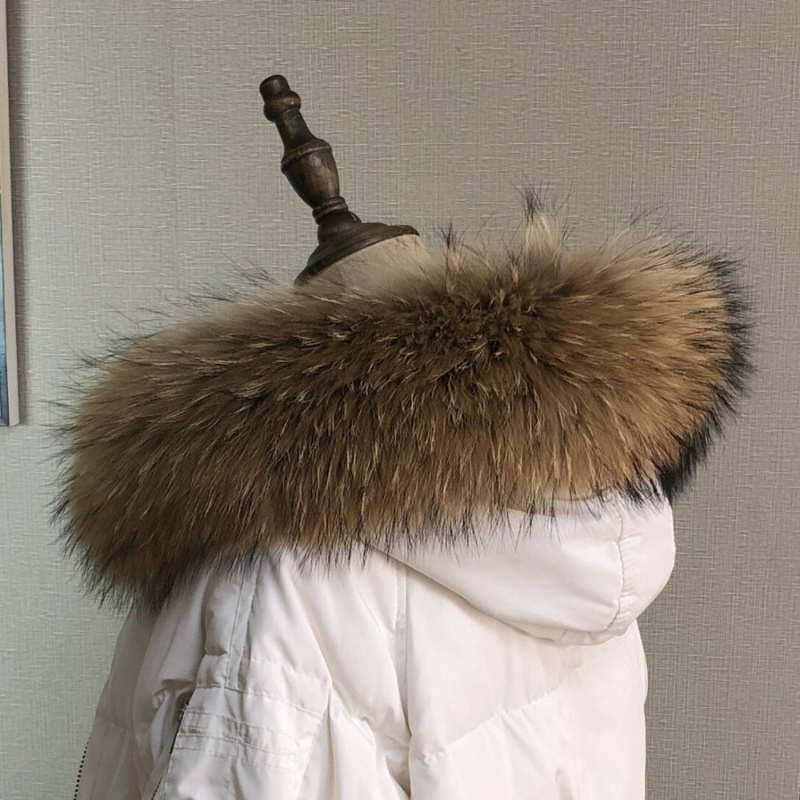 Real Fur Collar for Coat Parka - огляд і ціна Winter Clothing Clearance Sale