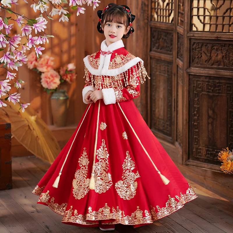 Girls Red Chinese New Year Clo - огляд і ціна Winter Clothing Kids