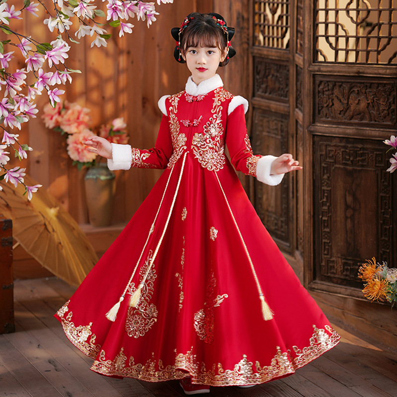 Girls Red Chinese New Year Clo - огляд і ціна Winter Clothing Kids
