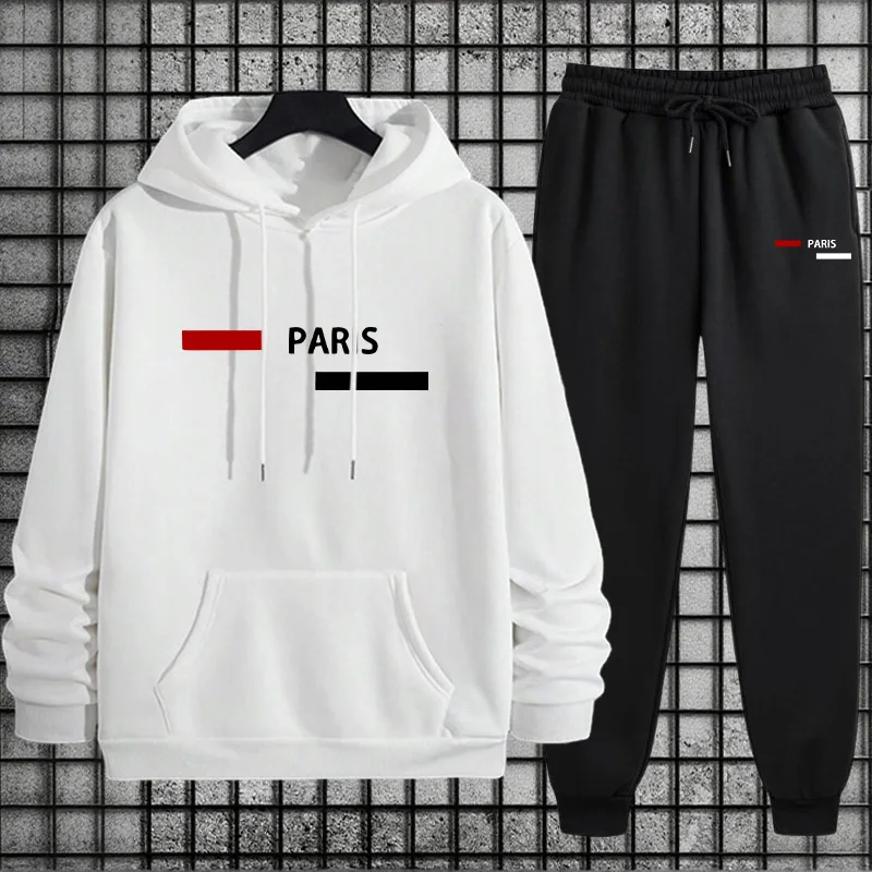Men's Tracksuit Casual Hooded  - огляд і ціна Winter Clothing Hoodie