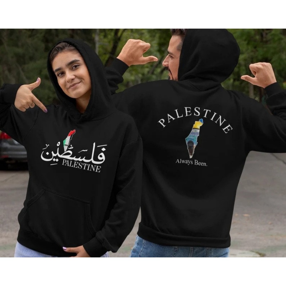 Palestine Hoodie Front/Back Pr - огляд і ціна Winter Clothing Name