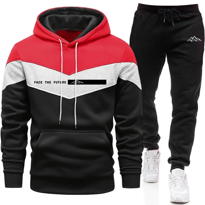 Tracksuit Men's Fashion Casual - огляд і ціна Winter Clothing Hoodie