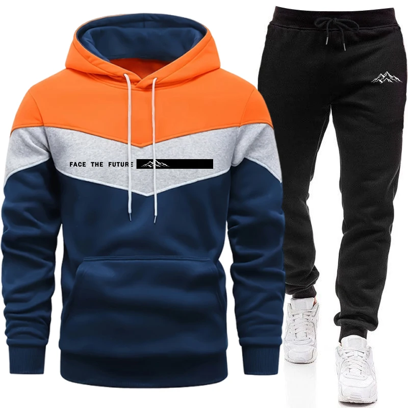 Tracksuit Men's Fashion Casual - огляд і ціна Winter Clothing Hoodie
