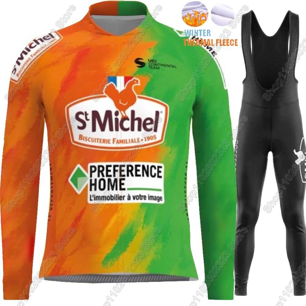 2025 St Michel Team Cycling Je - огляд і ціна Winter Clothing Men Sale