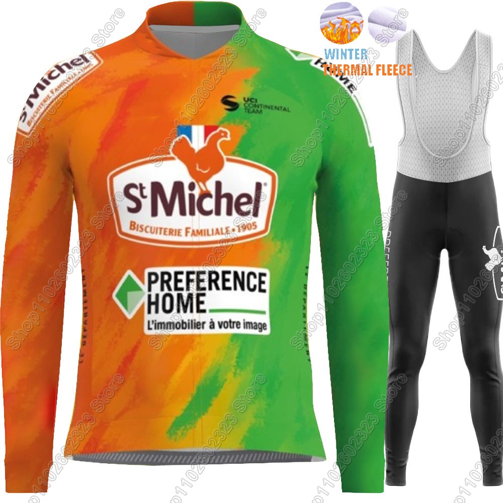 2025 St Michel Team Cycling Je - огляд і ціна Winter Clothing Men Sale